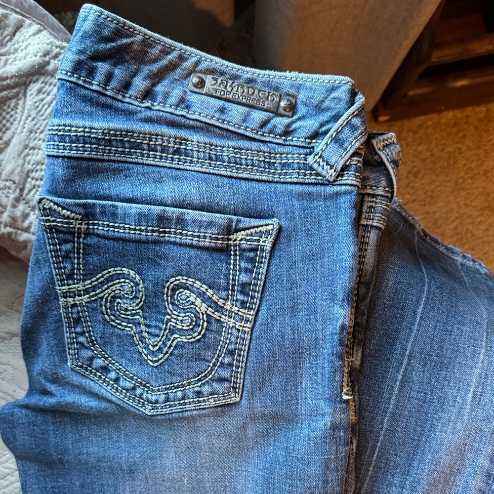 Rerock for Express Blue Boot Cut Jeans